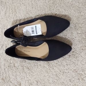 Black Flats with Pointed Toe